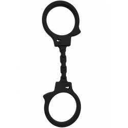 DIABLO PICANTE - MENOTTES EN SILICONE NOIRES