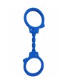 DIABLO PICANTE - MENOTTES EN SILICONE BLEUES