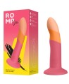 ROMP - DIZI GODEMICHET EN SILICONE AVEC VENTOUSE TRICOLÉ 18 CM