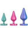 ROMP - KIT D'ENTRAÎNEMENT ANAL LUSTER S/M/L AVEC BASE EN FORME DE FLEUR