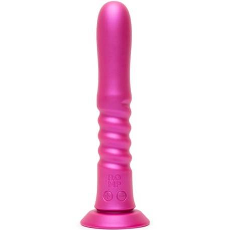 ROMP - JIGGLE VIBRATEUR À VENTOUSE ROSE, AVEC MOUVEMENTS DE HAUT EN BAS