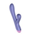 ROMP - PULSE VIBRATEUR DOUBLE POINT G RABBIT BLEU ÉLECTRIQUE