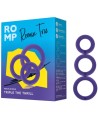 ROMP - REMIX TRIO ENSEMBLE DE 3 ANNEAUX PÉNIS EN SILICONE VIOLETTES