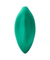 ROMP - WAVE VIBRATEUR STIMULATEUR CLITORIAL FORME ERGONOMIQUE VERT D'EAU