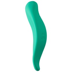 ROMP - WAVE VIBRATEUR STIMULATEUR CLITORIAL FORME ERGONOMIQUE VERT D'EAU