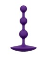 ROMP - AMP PERLES ANALES EN SILICONE FLEXIBLE VIOLETTES 12,5 CM
