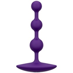 ROMP - AMP PERLES ANALES EN SILICONE FLEXIBLE VIOLETTES 12,5 CM