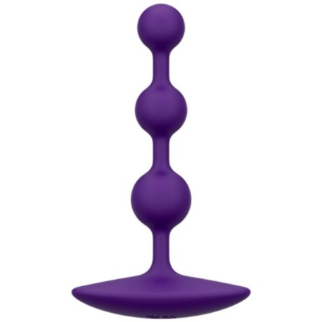 ROMP - AMP PERLES ANALES EN SILICONE FLEXIBLE VIOLETTES 12,5 CM