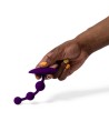 ROMP - AMP PERLES ANALES EN SILICONE FLEXIBLE VIOLETTES 12,5 CM