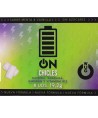 WUG ON - GOMME FONCTIONNELLE À LA CAFÉINE ET AU GUARANA, SAVEUR MENTHE ET VANILLE, PLAQUETTE DE 8 COMPRIMÉS