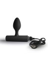 ROCKS-OFF - NOVA SOLARIS PLUG ANAL FINO RECARGABLE 16 FUNCIONES NEGRO