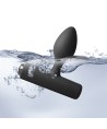 ROCKS-OFF - NOVA SOLARIS PLUG ANAL FINO RECARGABLE 16 FUNCIONES NEGRO