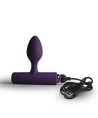 ROCKS-OFF - NOVA SOLARIS PLUG ANAL FINO RECARGABLE 16 FUNCIONES NEGRO