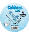 DIABLO PICANTE - 12 PÉNIS EN SILICONE DUR POUR SEAU À GLACES SUSPENDU BLEU