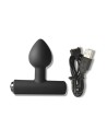 ROCKS-OFF - NOVA ASTRYX PREMIUM PLUG ANAL RECARGABLE 16 FUNCIONES NEGRO