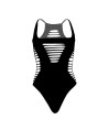 LEG AVENUE - BODY TANGA RACERBACK TALLA UNICA - NEGRO