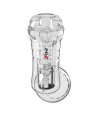 PDX ELITE - VIEWTUBE PLUS SEE-THRU EZ-GRIP TRANSPARENT STROKER 21 CM