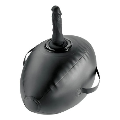 FETISH FANTASY SERIES - BODY DOCK BOULE GONFLABLE AVEC GODEMICHET NOIR 41,9 CM