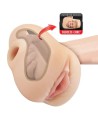 PDX PLUS - VISAGE RÉALISTE VAGIN PUSSY POUNDER SQUEEZE STROKER 18 CM