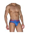 MACHO - MCH005 SLIP CLÁSICO AZULÓN + ROJO S