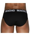 MACHO - MCH007 SLIP CLÁSICO NEGRO + NEGRO S