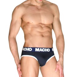 MACHO - MCH008 SLIP CLÁSICO AZUL MARINO S