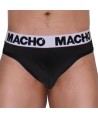 MACHO - MTG002 TANGA NEGRO/NEGRO S
