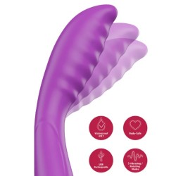 SHE.E.O - VIBRATEUR VIOLETTE À TAPOTEMENTS DU POINT G