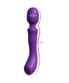 SHE.E.O - BÂTONNET DE MASSAGE VIBRANT À DOUBLE EXTRÉMITÉ VIBRANT