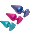 ROMP - KIT D'ENTRAÎNEMENT ANAL LUSTER TAILLES S/M/L AVEC BASE EN FORME DE CŒUR