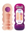 PRETTY LOVE - MASTURBATEUR LISSANT VAGINAL AVEC VENTOUSE ET TEXTURES INTERNES