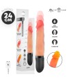 MR INTENSE - JEAN VIBRATEUR HAUT ET BAS EN SILICONE AVEC EFFET CHAUFFANT 24 CM -Ø- 3,8 CM