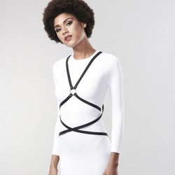 BIJOUX INDISCRETS - HARNAIS MULTI-VOIES MAZE NOIR