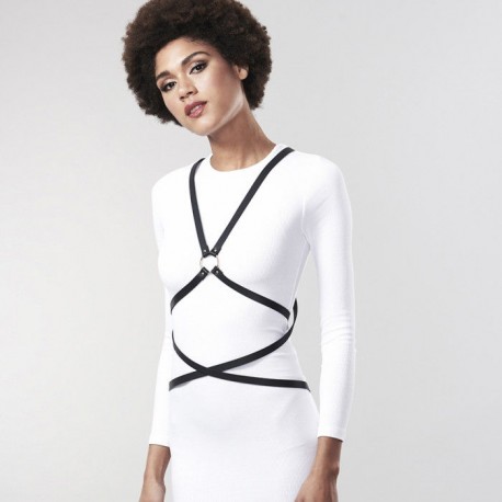 BIJOUX INDISCRETS - HARNAIS MULTI-VOIES MAZE NOIR