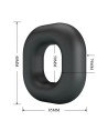 CRAZY BULL - WALDEN ANNEAU PÉNAL EN SILICONE SUPER DOUX NOIR