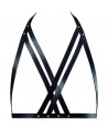 BIJOUX INDISCRETS MAZE HALTER BRA HARNAIS NOIR