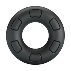 CRAZY BULL - ANNEAU PÉNAL EN SILICONE SUPER DOUX BERTRAM NOIR