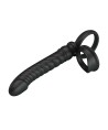 PRETTY LOVE - VIBRATEUR ANAL MERRITT AVEC ANNEAU ET VIBRATION NOIR