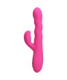PRETTY LOVE - VIBRATEUR LAPIN MULTIFONCTION WINTERS AVEC AFFICHAGE LED ROSE