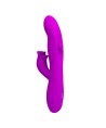 PRETTY LOVE - VIBRATEUR OSCILLANT LAPIN YALANDA AVEC AFFICHAGE LED VIOLET