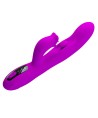 PRETTY LOVE - VIBRATEUR OSCILLANT LAPIN YALANDA AVEC AFFICHAGE LED VIOLET