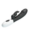 PRETTY LOVE - VIBRATEUR LAPIN NAUGHTY BUNNY 30 FONCTIONS NOIR