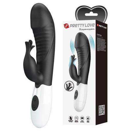 PRETTY LOVE - RASMUSSEN VIBRATEUR LAPIN 30 FONCTIONS NOIR