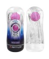 PRETTY LOVE - COUPE DE MASTURBATION TEXTURÉE À 360° TRANSPARENTE