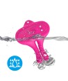 ARMONY - PINCES À TÉTONS MAGNÉTIQUES VIBRATOIRES EN FORME DE LAPIN ROSE