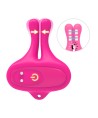 ARMONY - PINCES À TÉTONS MAGNÉTIQUES VIBRATOIRES EN FORME DE LAPIN ROSE