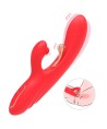 ARMONY - VIBRATEUR STIMULATEUR POINT G ET CLITORIS AVEC LANGUE OSCILLANTE ROUGE