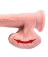 KING COCK PLUS - GODEMICHET RÉALISTE TRIPLE DENSITÉ AVEC TESTICULES MOBILES 23 CM CHAIR