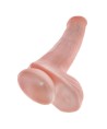 KING COCK - GODEMICHET RÉALISTE AVEC TESTICULES ET VENTOUSE 38 CM COULEUR