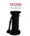 FETISH FANTASY SERIES - CORDE DE SOIE NOIRE DE LUXE 9,75 M